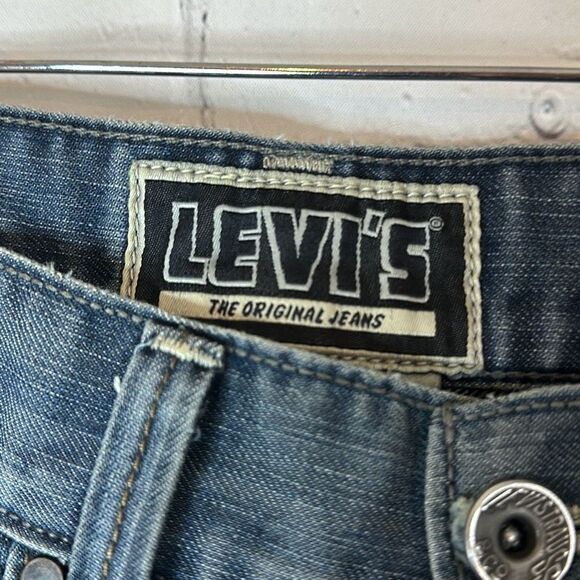 Levi’s 514 Slim Straight San Francisco Jeans size 29x30 Black Label Unique - Picture 6 of 13